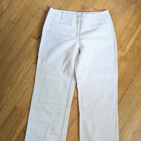 Seersucker Pants- Elliott Lauren - SZ 6 - Picture 1 of 10